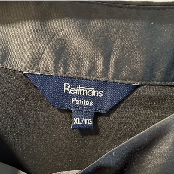 REITMANS | Dark Grey Peplum Style Top - Picture 2 of 9